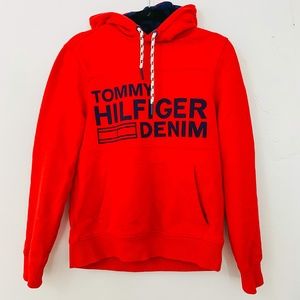 TOMMY HILFIGER HOODIE RED